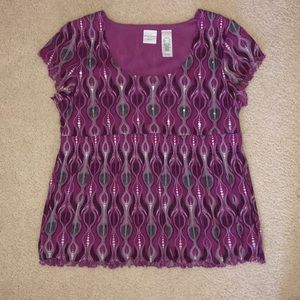 Emma James Top with A Touch of Sequins